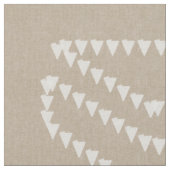 Chic Cute Linen look Arrows Pattern Fabric Stof (Close Up)