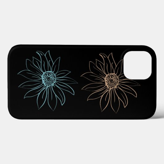 Chic Daisies Case-Mate iPhone Case (Achterkant (horizontaal))