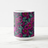 Chic Daisy 40e verjaardag aangepaste paarse Magische Mok (Midden)