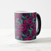 Chic Daisy 40e verjaardag aangepaste paarse Magische Mok (Voorkant rechts)