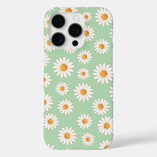Chic Daisy Bloempatroon – Schattigee Bloemen Ontwo Case-Mate iPhone Case (Achterkant)