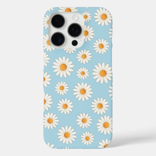 Chic Daisy Bloempatroon – Schattigee Bloemen Ontwo Case-Mate iPhone Case (Achterkant)