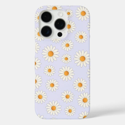 Chic Daisy Bloempatroon – Schattigee Bloemen Ontwo Case-Mate iPhone Case (Achterkant)