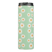 Chic Daisy Bloempatroon – Schattigee Bloemen Ontwo Thermosbeker (Achterkant)
