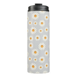 Chic Daisy Bloempatroon – Schattigee Bloemen Ontwo Thermosbeker