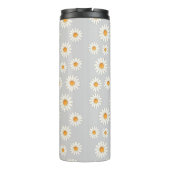Chic Daisy Bloempatroon – Schattigee Bloemen Ontwo Thermosbeker (Achterkant)