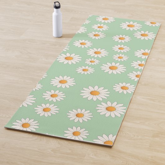 Chic Daisy Bloempatroon – Schattigee Bloemen Ontwo Yogamat (In situ)