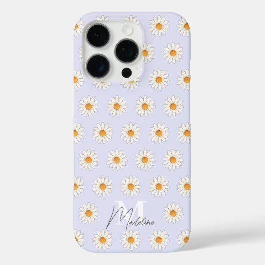 Chic Daisy Floral iPhone & iPad Case – Stijlvol (Achterkant)