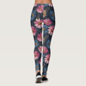 Chic Daisy Sparkle Gym Moederjurk Leggings (Achterkant)