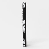 CHIC DAMASK BLEEK I phone 5 HOESJE BLACK & WHITE (Achterkant/links)