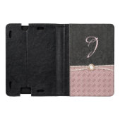 Chic Damask en Metallic look Kindle Fire Folio Case (Buitenkant)