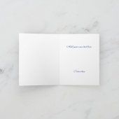 Chic Damask en Peacock Feather Wedding Bedankt (Binnen)