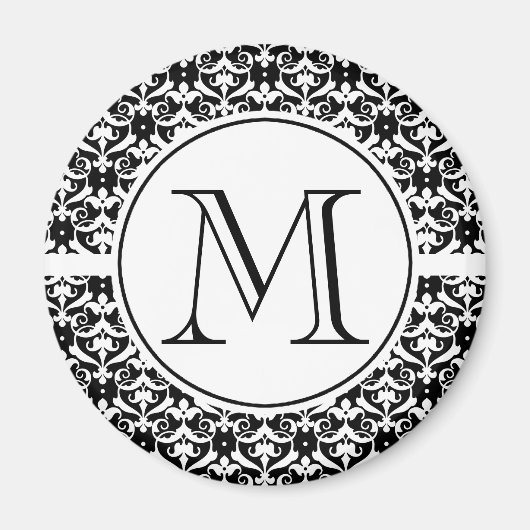 Chic Damask Magneet (Voorkant)