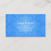 Chic Damask Visitekaartje (Achterkant)