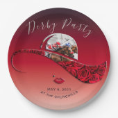 Chic Dames Pet Derby Party Papieren Bordje (Voorkant)