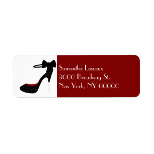 Chic-dames Stiletto High Hiel Aangepast Etiket