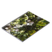 Chic Dark Green Botanical Leaves Notitieboek (Linkerzijde)