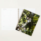 Chic Dark Green Botanical Leaves Planner (Display)