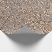 Chic Dark Roos Gold en crème Cadeaupapier (Hoek)