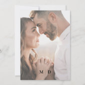 Chic De bruiloft van kalligrafie Sage Green Weddin Kaart (Achterkant)