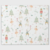 Chic de Nutcracker kerstballet-ontkoppeling Cadeaupapier (Vlak)
