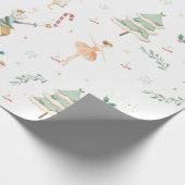 Chic de Nutcracker kerstballet-ontkoppeling Cadeaupapier (Hoek)