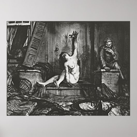  Chic: De sigaret van Wesley Bellows Poster (Voorkant)