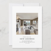 Chic Decing New Halls Nieuw adres Kerstmis Feestdagenkaart (Achterkant)