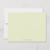 Chic Deco Aangepaste Baby shower Uitnodiging (limo (Achterkant)