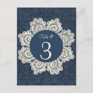 Chic Denim en ivoor weddenschappen Kaarten