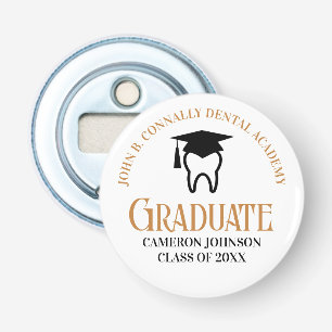Chic Dental School Custom Tandarts Afstudeerfeest Button Flesopener