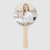 Chic Dental School Custom Tandarts Afstudeerfeest Handwaaier (Achterkant)