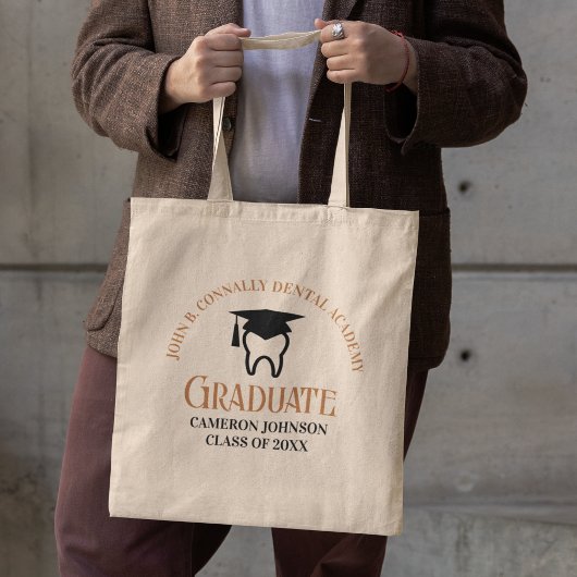Chic Dental School Custom Tandarts Afstudeerfeest Tote Bag