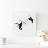 Chic Design Hummingbird Clock Vierkante Klok (Huis)