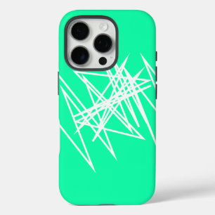 Chic Design on Green iPhone 16 Pro Hoesje