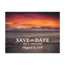 Chic Destination Sunset Beach Bewaar de datum