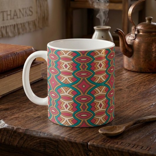 Chic Diamant & Ovale Symmetrie Koffiemok