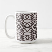 Chic Diamant & Ovale Symmetrie Koffiemok (Links)