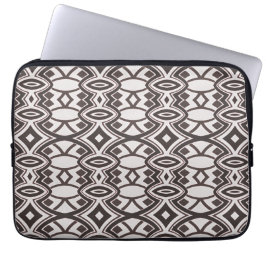 Chic Diamant & Ovale Symmetrie Laptop Sleeve