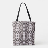 Chic Diamant & Ovale Symmetrie Tote Bag (Achterkant)