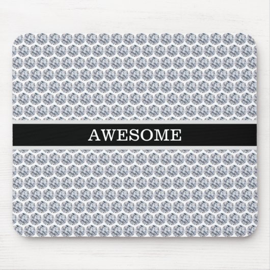 Chic Diamonds/Fractal Mosaic Muismat (Voorkant)