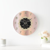 Chic Diamonds Roos Gold 50 Wedding Jubileum Grote Klok (Huis)