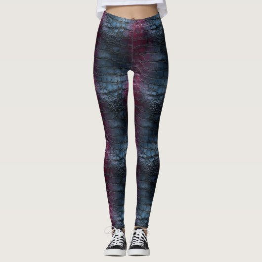 Chic dierprint Moederdag Plus Size Leggings (Voorkant)