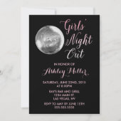 Chic Disco Ball Bachelorette Party Uitnodiging (Voorkant)