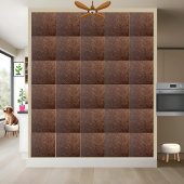 Chic Donkere Chocolade Bruin Glinsterende Glitter Tegeltje