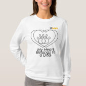 Chic Double Heart Long-Sleeve Shirt for Dog Moms a (Voorkant)
