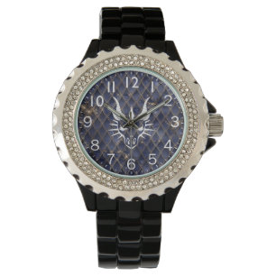 Chic Dragon Head & Blue Dragon Scales Watch Horloge