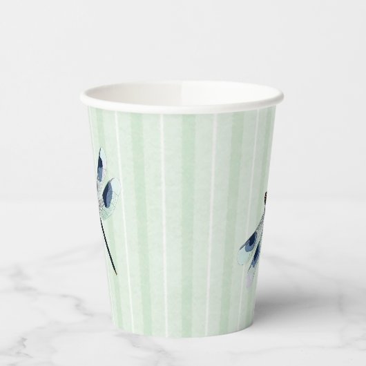 Chic Dragonfly Papieren Bekers (Links)