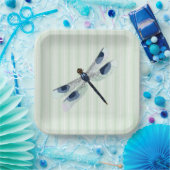 Chic Dragonfly Papieren Bordje (Feest)