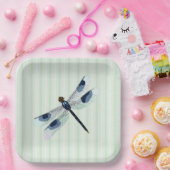 Chic Dragonfly Papieren Bordje (Feest)